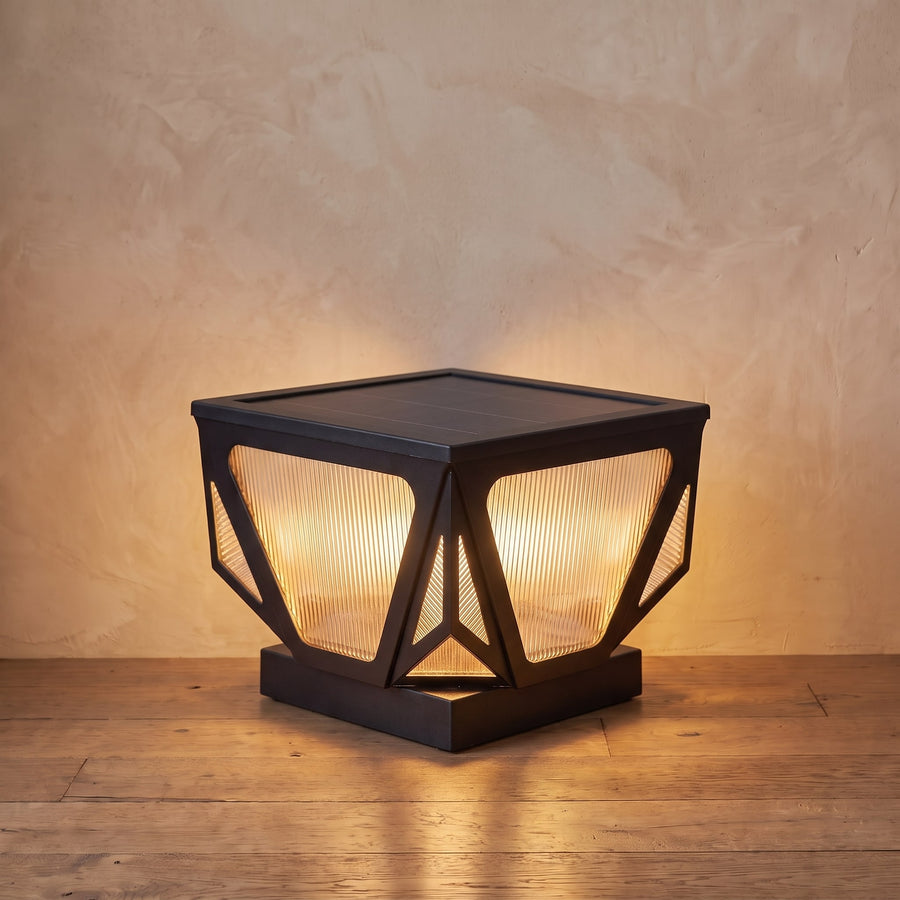 Glow Beam Outdoor Light (Solar) — dimensions
