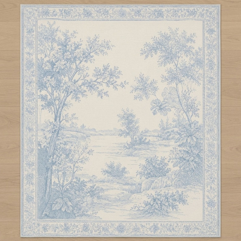 The Mirelle Rug — Sky Blue