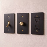 Night Black with Brass
