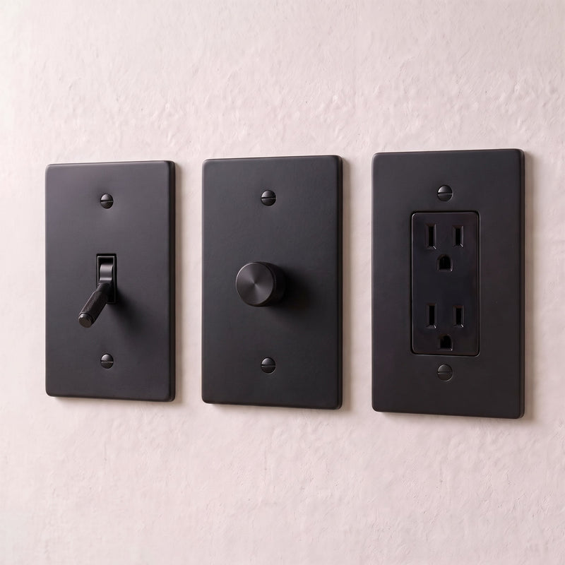 Brass Electrical Sample Kit — Night Black