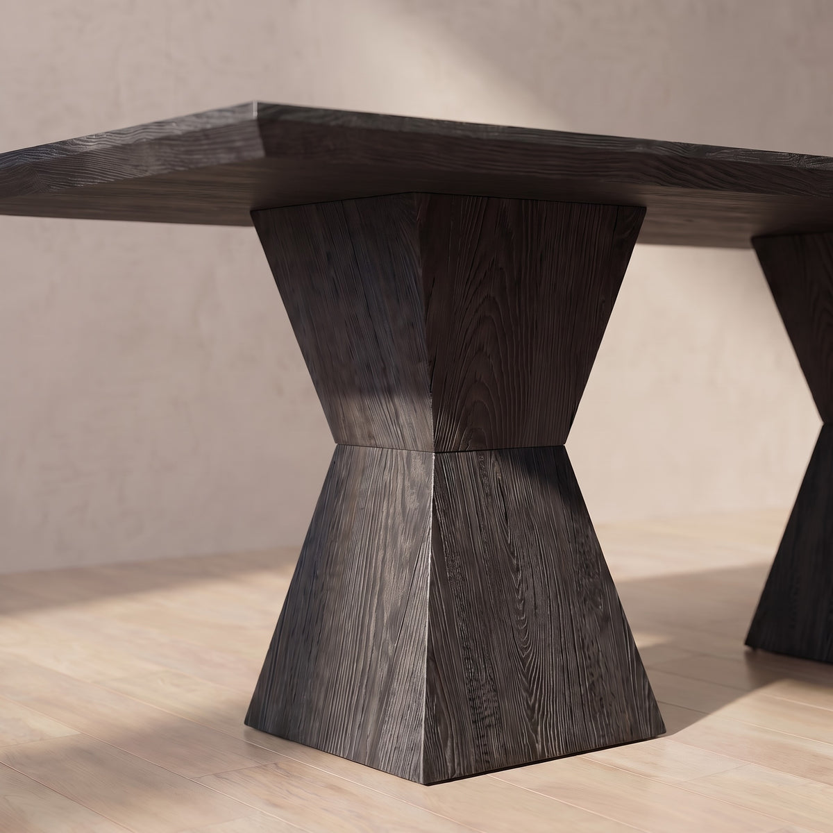 Brie Wooden Dining Table — lifestyle