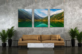 Green Lake Mountain Stretched Canvas