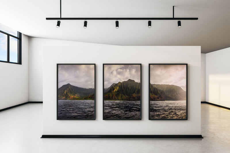Panoramic View of Mountain Stretched Canvas