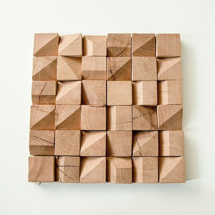 Elemental Wood Mosaic Wall Panel – Articture