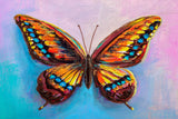 Butterfly Abstract Art Stretched Canvas