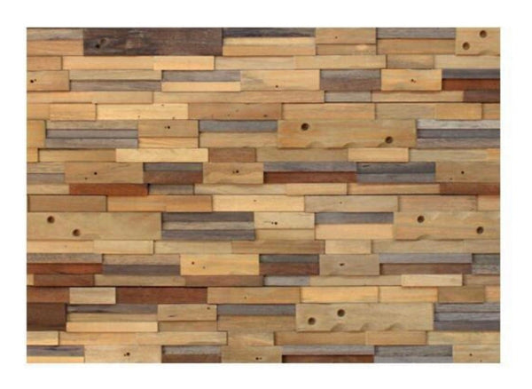 Jesu Wood Wall Panel - Brown Tone (Set of 4 or 12)