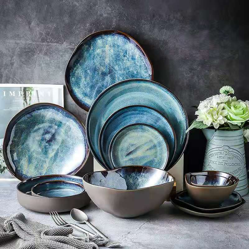 Spritz Irregular Dinnerware Set (Set of 12 plates) – Articture