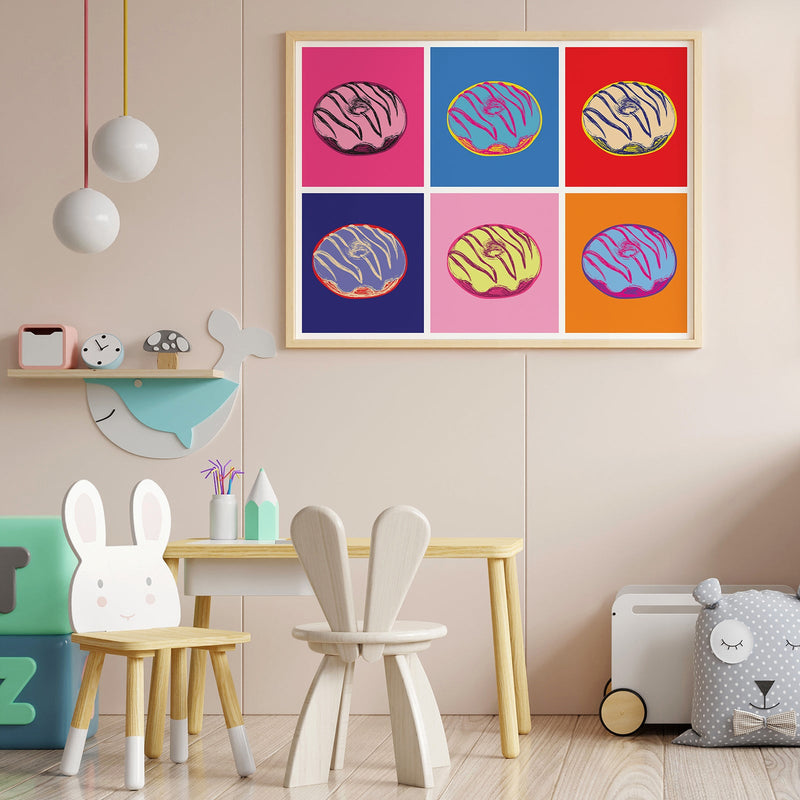 Donuts Pop Art Illustration