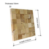 Mosaic 3D Wood Wall Panel - Pine (Set of 4 or 12)