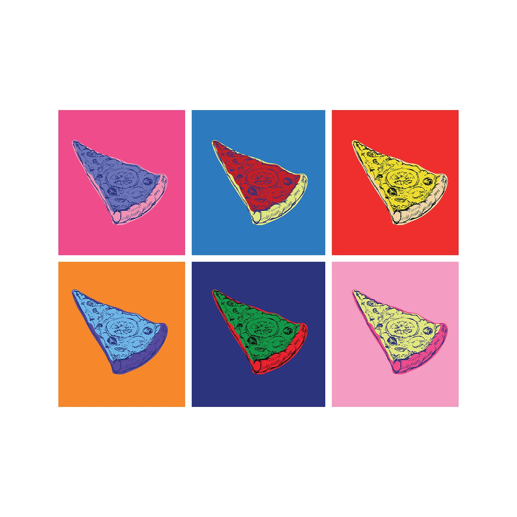 de aktivering ecstasy Slice of Pizza Pop Art Illustration – Articture