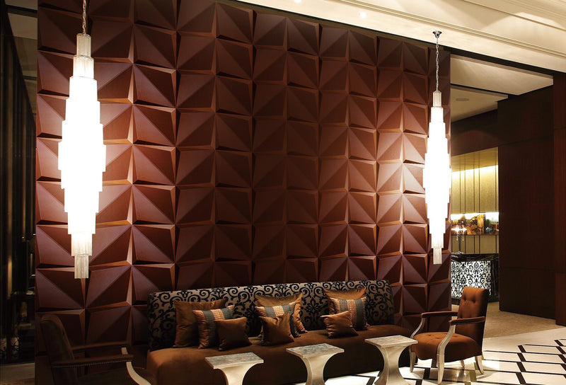 Leaves Square 3D Wall Panel