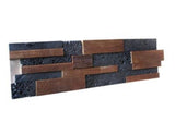 Rio Wood Wall Panel - Wood/Lava (Set of 4 or 12)