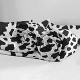 Black White Cow Design Duvet Cover Set