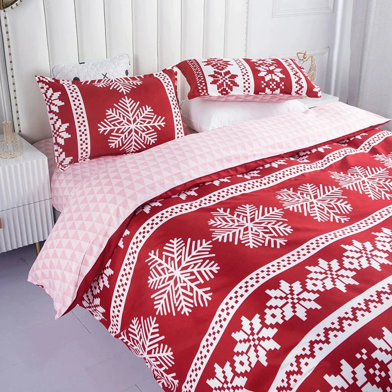 Holiday Snowflake Quilt Set