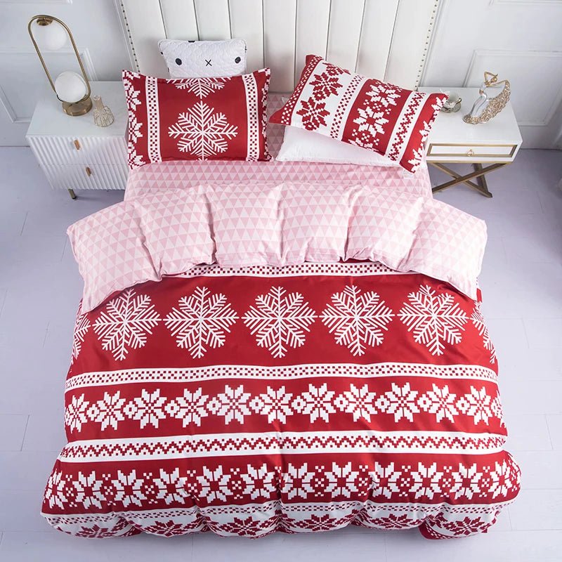 Holiday Snowflake Quilt Set