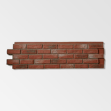 Faux Maroon Brick Wall Panel