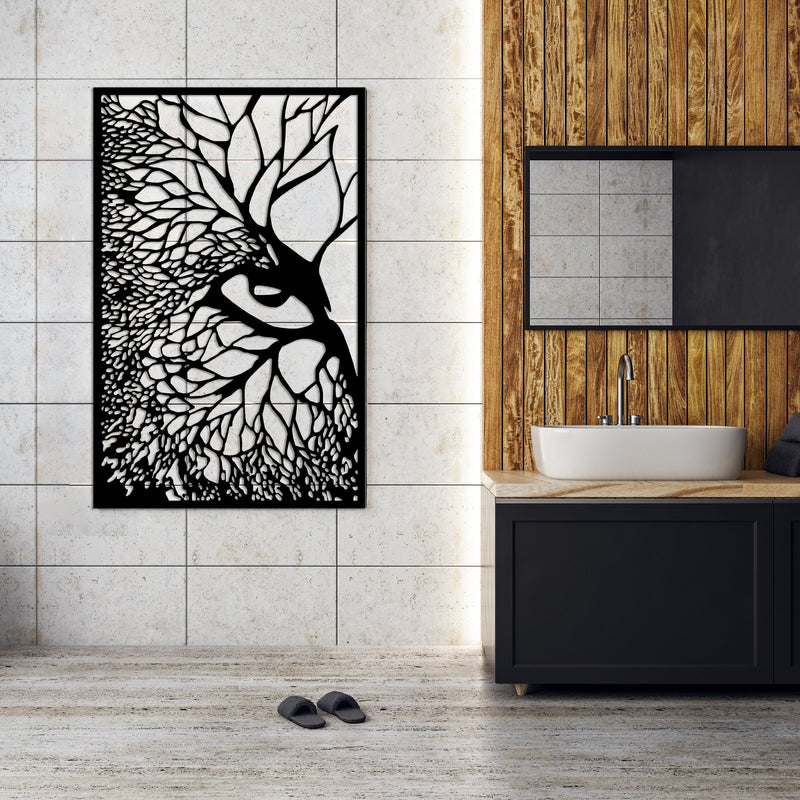 Gaze of Wilderness Metal Wall Art