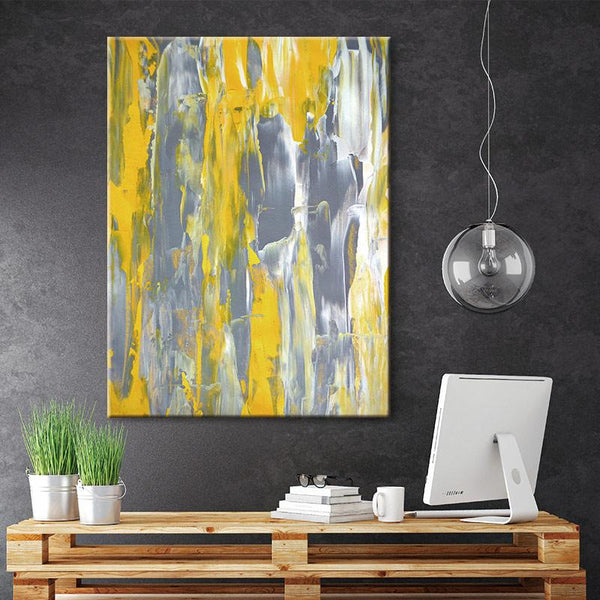 Melting Color Stretched Canvas