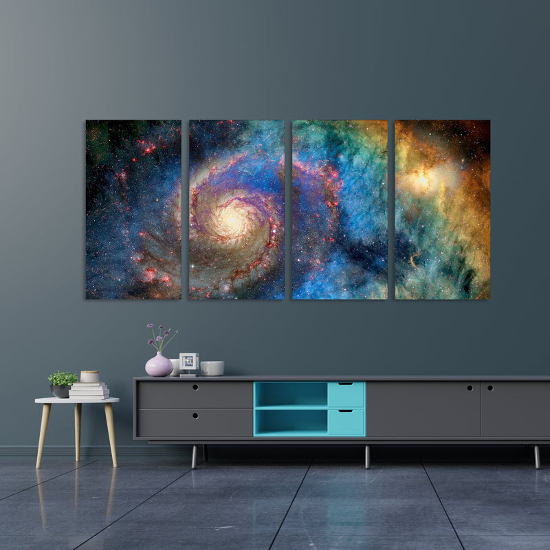 The Spiral Cosmos Stretched Canvas