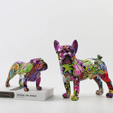 French Bulldog Graffiti Sculpture