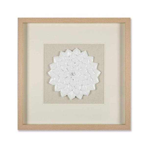 White Flower 3D Wall Decor