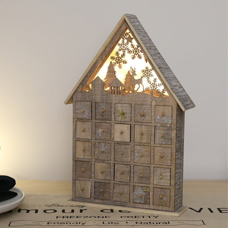 Wooden House Advent Calendar – Articture Wooden House Advent Calendar – Articture