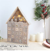 Wooden House Advent Calendar