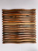 Timber Flow Wood Mosaic Wall Panel