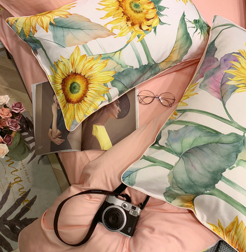 Sunflower Mae Duvet Cover Set (Egyptian Cotton)