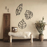 Leaves Metal Wall Art (3 Pieces)