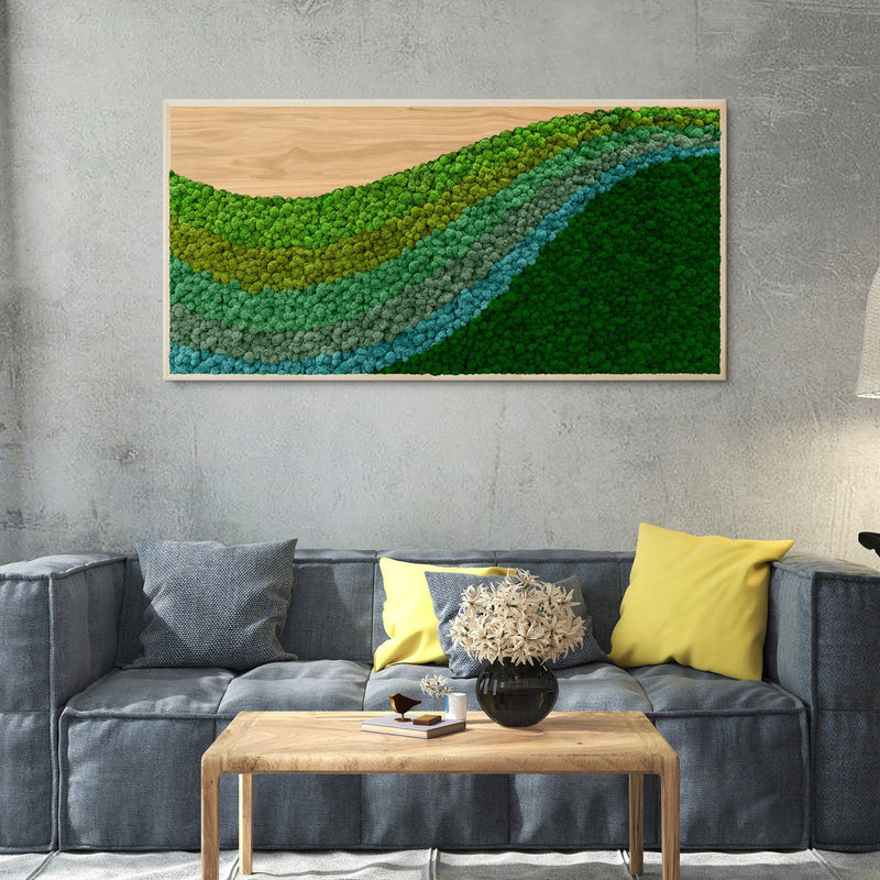 Moss Art Long Wave