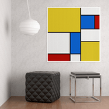 Tiled Square Stretched Canvas