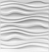 Carved Wave PVC Wall Panel (Set of 12)