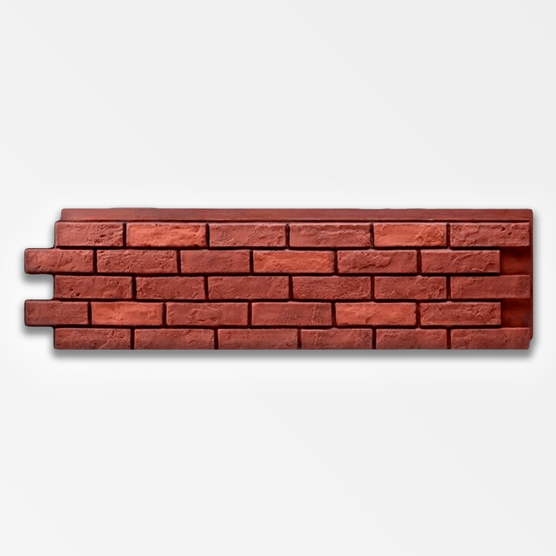 Faux Red Brick Wall Panel