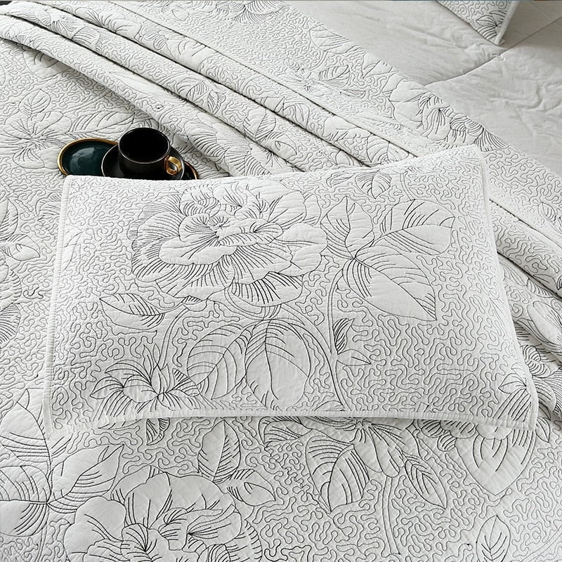 Amberly Floral Coverlet Set