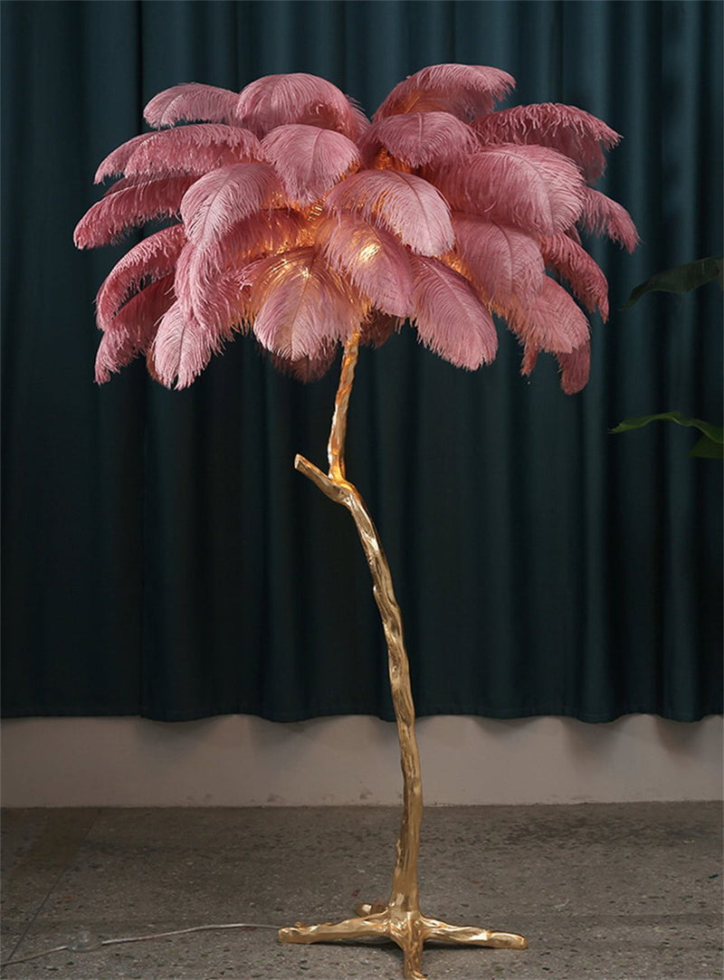 Ostrich Feather Floor Lamp – Articture