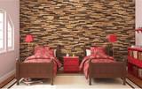 Aoi 3D Wood Wall Panel - Brown Tones (Set of 4 or 12)