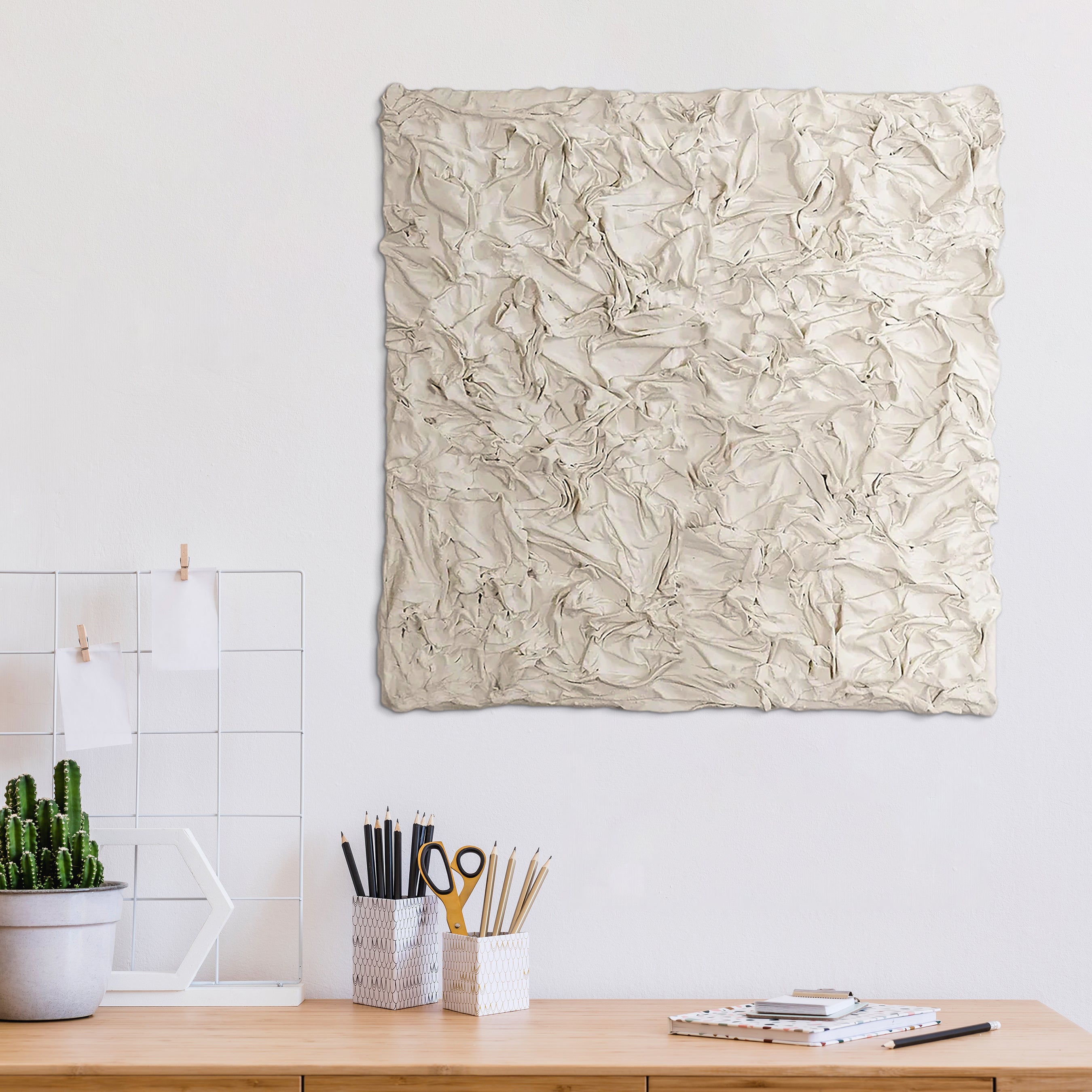 Curated visual reference: Gallery Detail: Scrunch Original Textured Wall Art