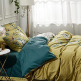 Tranquility Yellow Duvet Cover Set (Egyptian Cotton)