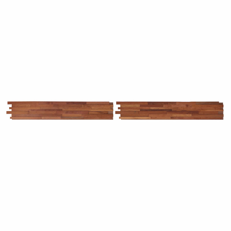 Hori 3D Wood Wall Panel - Brown Tones (Set of 4 or 12)
