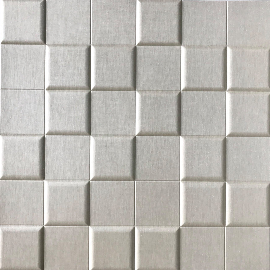 Tetris Square 3D Leather Wall Panel