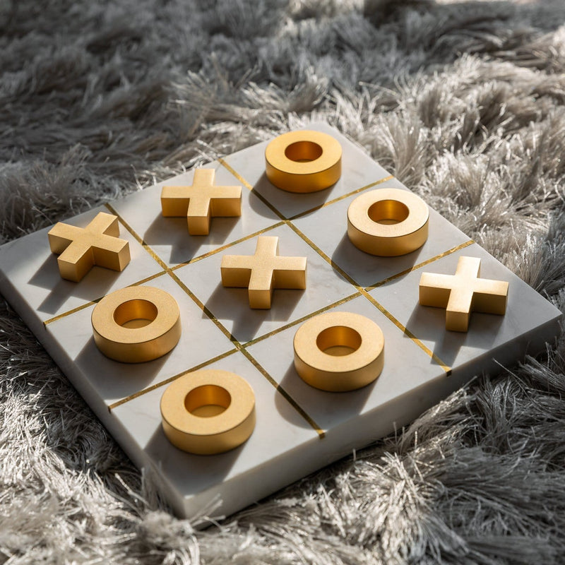 Marble Tic-Tac-Toe Game