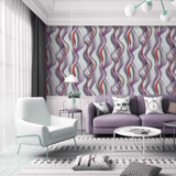 Bewitching Curves Suede Wallpaper