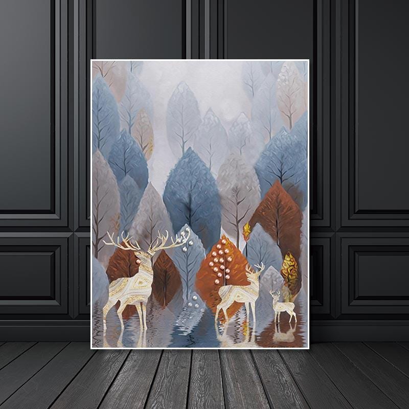 Enchanted Forest Stretched Canvas
