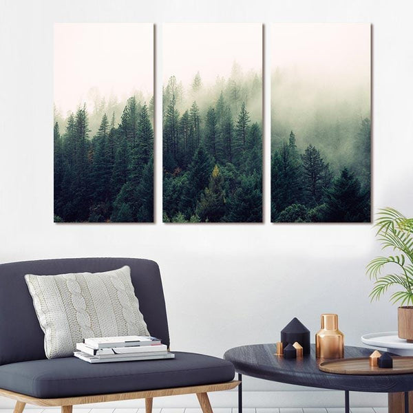 Forever Green Stretched Canvas