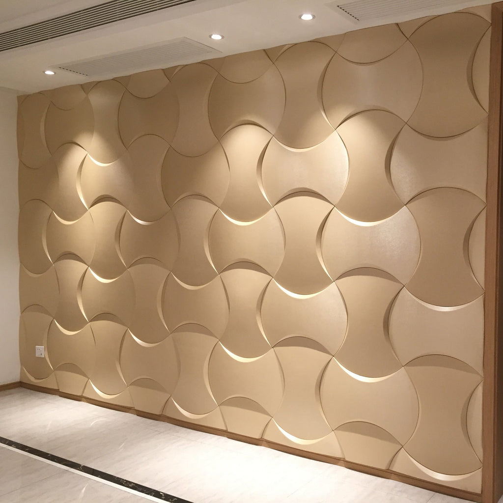Coco Geometric 3D Leather Wall Panel – Articture