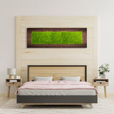 Wooden Panel Moss Art