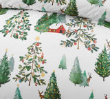 Evergreen Spruce Duvet Cover Set