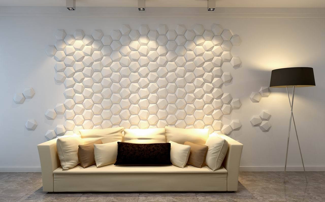 Trapezoid Hexagon 3D Wall Panel – Articture