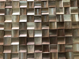 Weave Cube Wood Mosaic Wall Panel